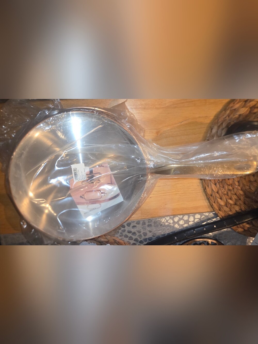 Brand New: Mauviel 1830 Cuprinox Copper 24cm (9.5") Saute Pan – 3.2 Qt